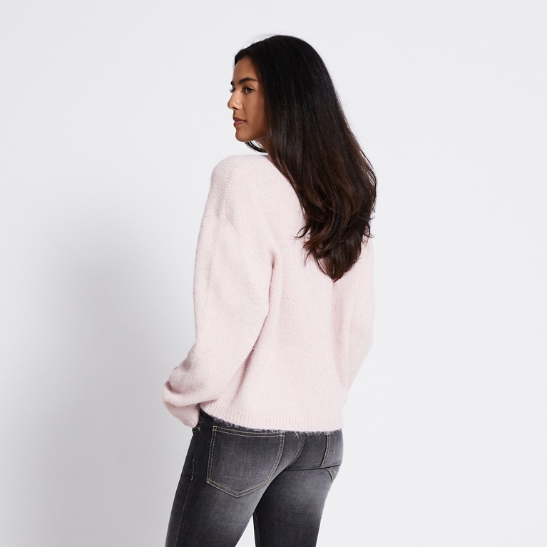 V-neck knit sweater "Eina"